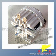 adjustable inductance for lace machine