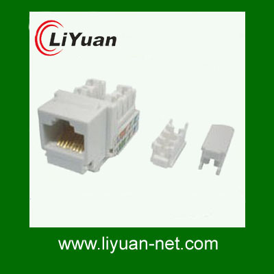 UTP 110 type cat.5 keystone module with cover