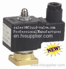 3/ three way brass water gas oil miniature normally open solenoid valve