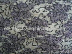 Lace fabric---3MM sequins embroidery