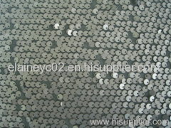 Mesh fabric---6mm spangle embroidery