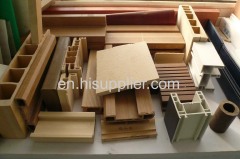 Wood plastic profile machine