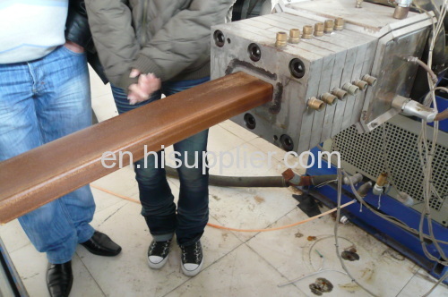 PE wood-plastic profile Making extrusion line