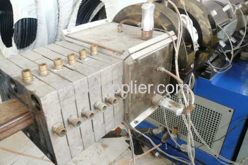 Wood plastic profile machine