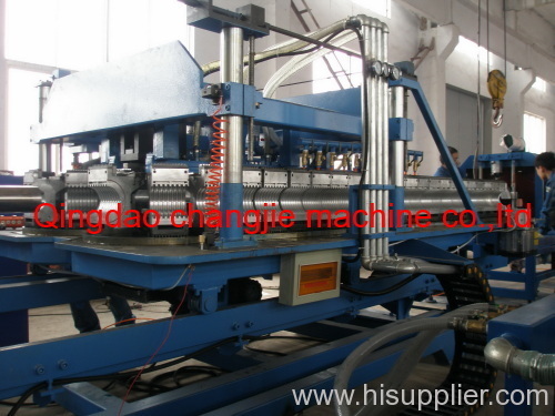 PE double wall corrugated pipe extruder