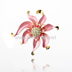 Lily shaped brooches