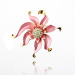 Lily shaped brooches