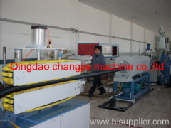 PE Carbon Spiral Reinforcing Pipe Extruding Machine