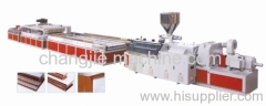 WPC plate production line