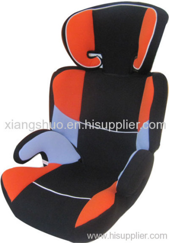 Baby car seat with back support