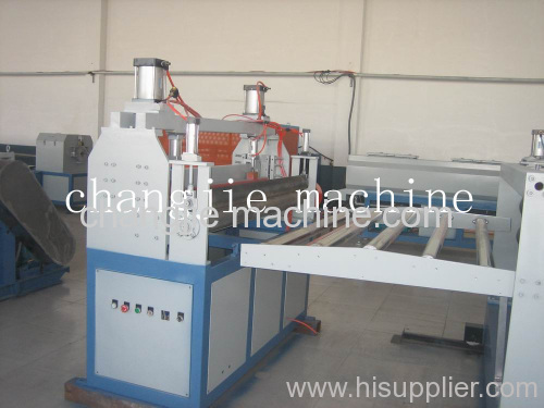 PE board making extrusion line