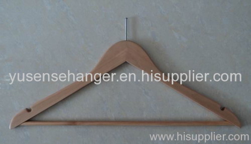 wooden clothes hanger