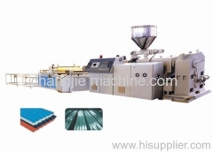 PVC plate extruding machine