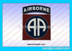 Trading soft enamel school lapel pin