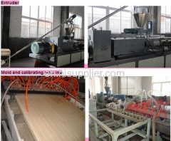 wood plastic composite door frame machine