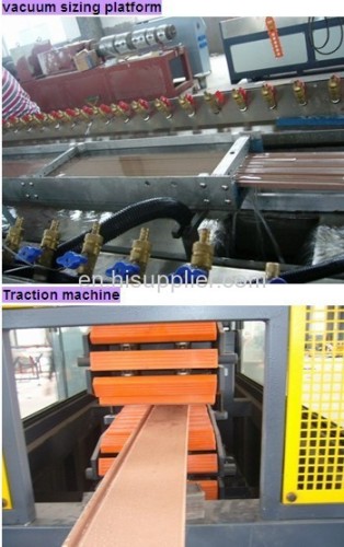 PVC and Wood Composite plastic machine