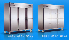 6 doors double machines double temperature Refrigerator