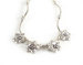 Alloy flower pendant necklace
