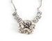 Alloy flower pendant necklace