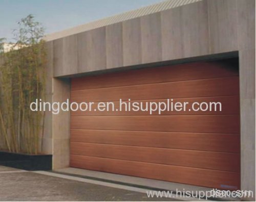 automatic solid wood style garage door