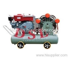diesel driven portable screw air compressor