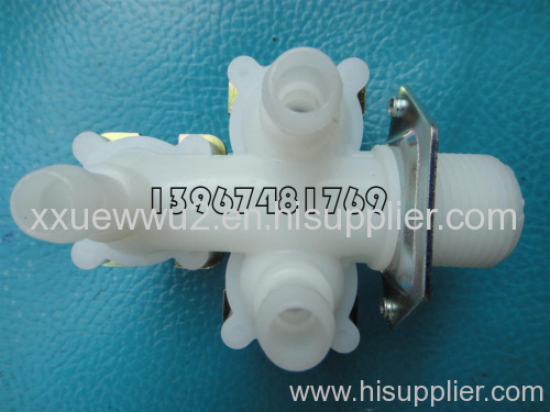 Three-way solenoid valve