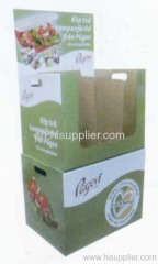 U style food bin display