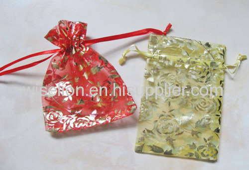 organza bag,organza pouch,drawstring bag