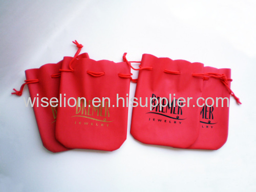 PU leather jewellery pouch bag