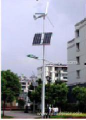 Wind & solar hybrid street light