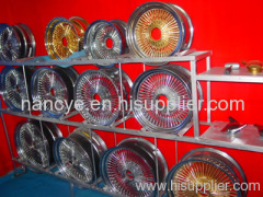 chrome wire wheels with accessories