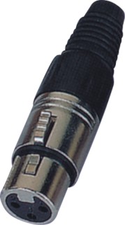 XLR Nickel Plated Shell Connector