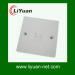 wall mountable network face plate