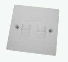 86 type Snap-in wall mountable network face plate