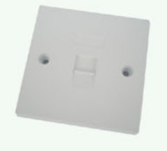 86 type Snap-in wall mountable network face plate