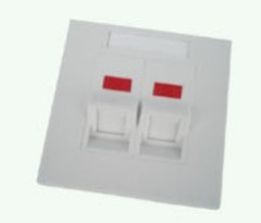 45 degree 86x86 networking wall face plate