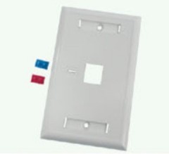 120 type network wall face plate