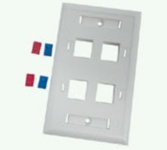 120 type network wall face plate