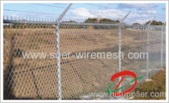 Welded wire mesh fence