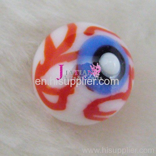 halloween glass beads