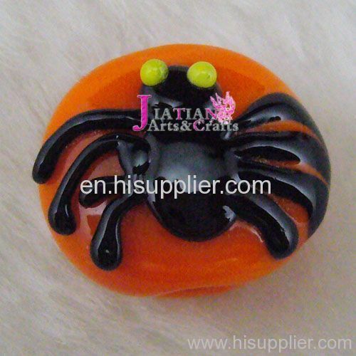 halloween glass beads