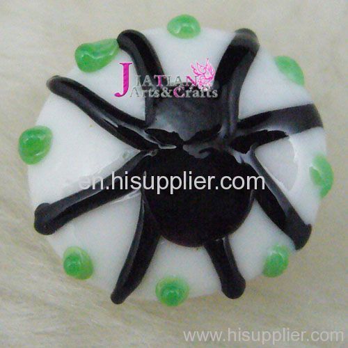 halloween glass beads