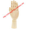 Wooden 15-Joint Moveable Manikin Hand Model