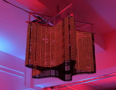 LED flexible full color lights curtain displays for Stage background