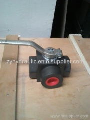 3/4" 3 way ball valve