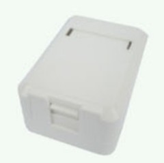 2 port keystone jack surface mount box