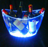 Rechargeable led wine ice bucket