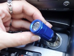 12v cigarette lighter flashlight