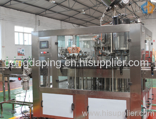 Beer bottle washer filler capper 3-in-1 machine