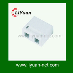 1 or 2 port surface mount box